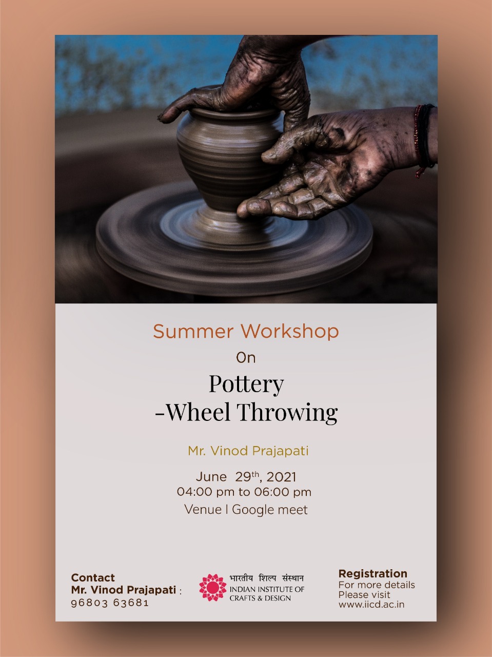 Pottery wheel throwing