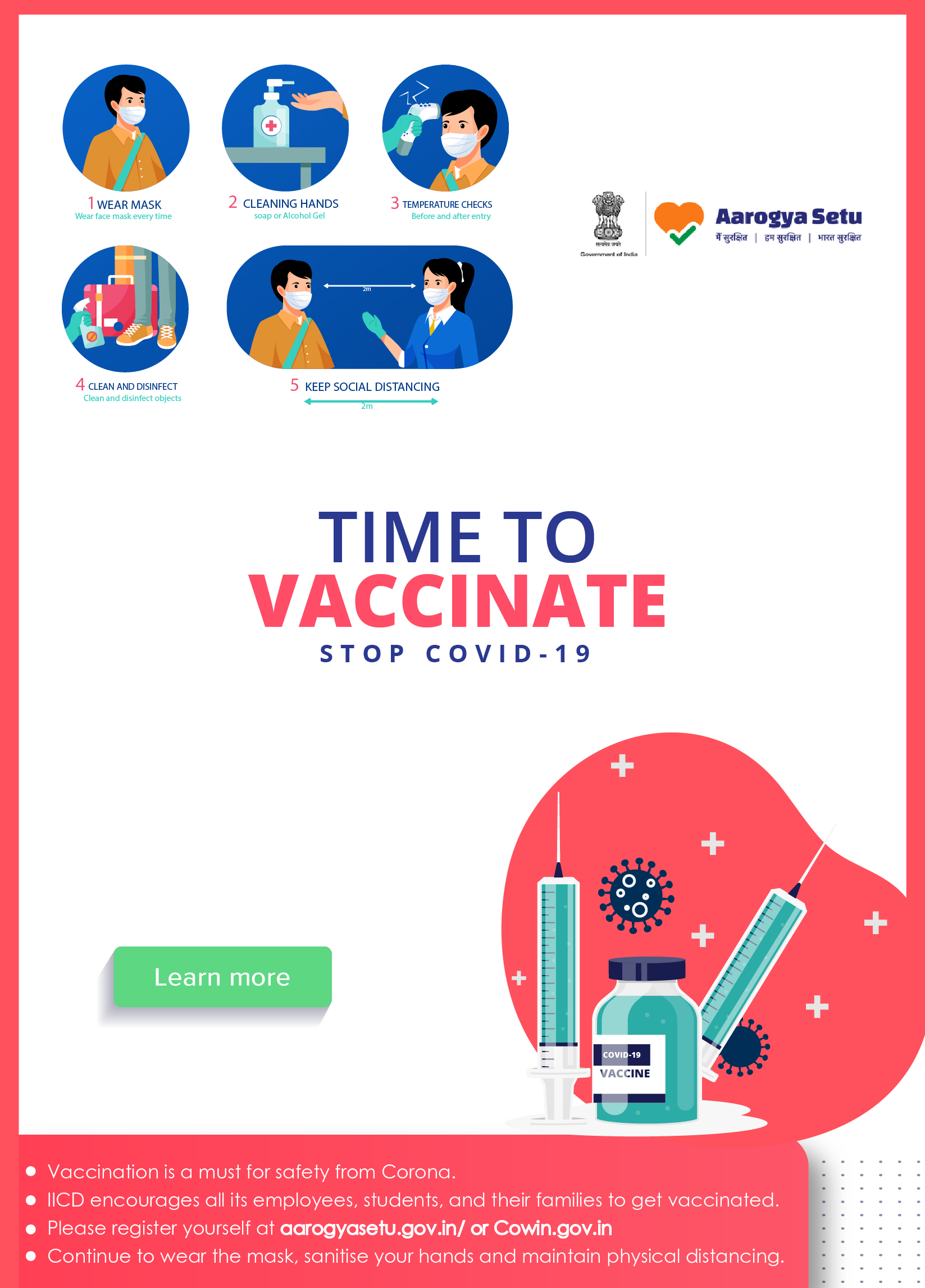 Vaccination Banner for website (Mobile version)